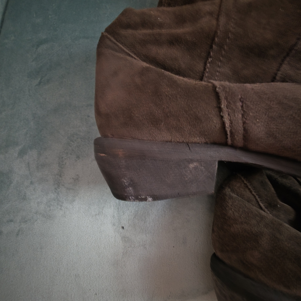 Aldo Brown Suede Knee-High Boots - Picture 2 of 4